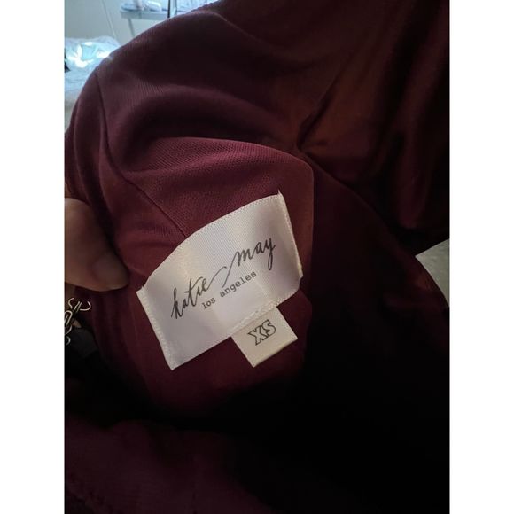 Size XS Katie May Petra Gown in Sangria REVOLVE MSRP $295 - Picture 6 of 8